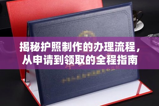 韶关揭秘护照制作的办理流程，从申请到领取的全程指南